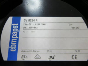 Ebm-papst DV6224R Axial Fan 172x51mm 24VDC High Performance Robust Design