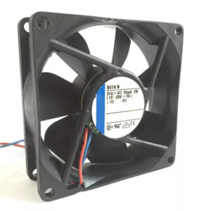 Ebm-papst 8414N Axial Cooling Fan 80x80x25mm 24VDC 2.4W 26.6CFM Sleeve Bearing