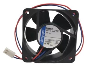 Ebm-papst 614NHH Axial Fan 60x60x25mm 24VDC High Speed Low Noise Ball Bearing