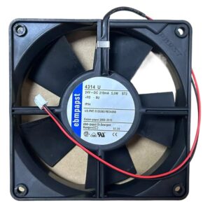Ebm-papst 4314U Axial Fan 119x119x32mm 24VDC 106CFM Ball Bearing Low Noise