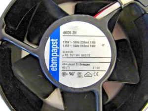 Ebm-papst 4606ZH Axial Cooling Fan 119x119x38mm 115VAC 160CFM Ball Bearing High Performance