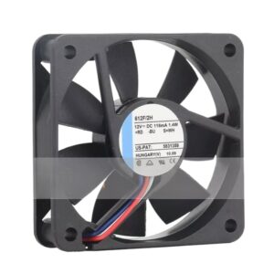 Ebm-papst 612F/2H Axial Fan 60x60x25mm 12VDC High Performance with Speed Sensor