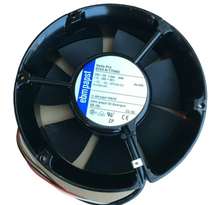 Ebm-papst 6224N/17HAU Axial Fan 172x51mm 24VDC High Airflow Ultra-Quiet Operation