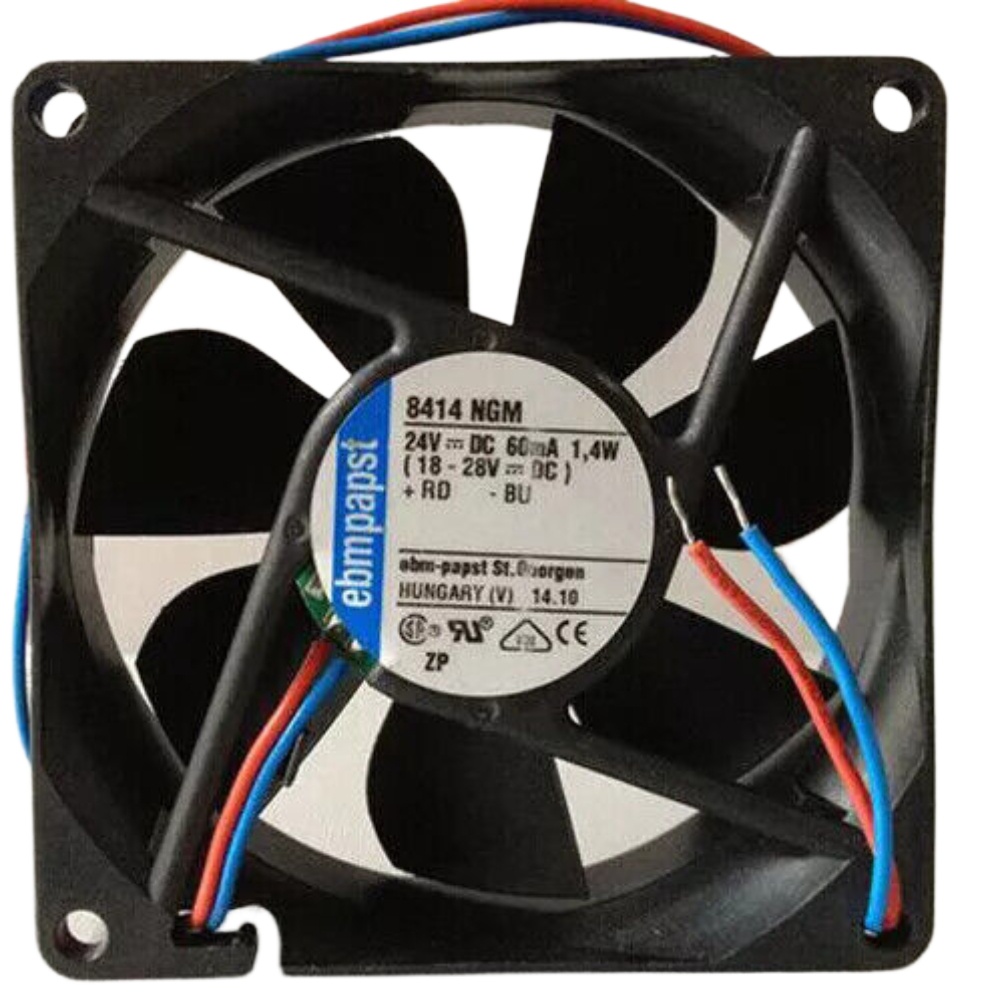 Ebm-papst 8414NGM Axial Cooling Fan 80x80x25mm 24VDC High Performance Low Noise