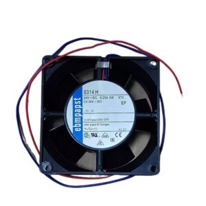 Ebm-papst 8314H Axial Fan 80x80x32mm 24VDC 50CFM High Performance Ball Bearing