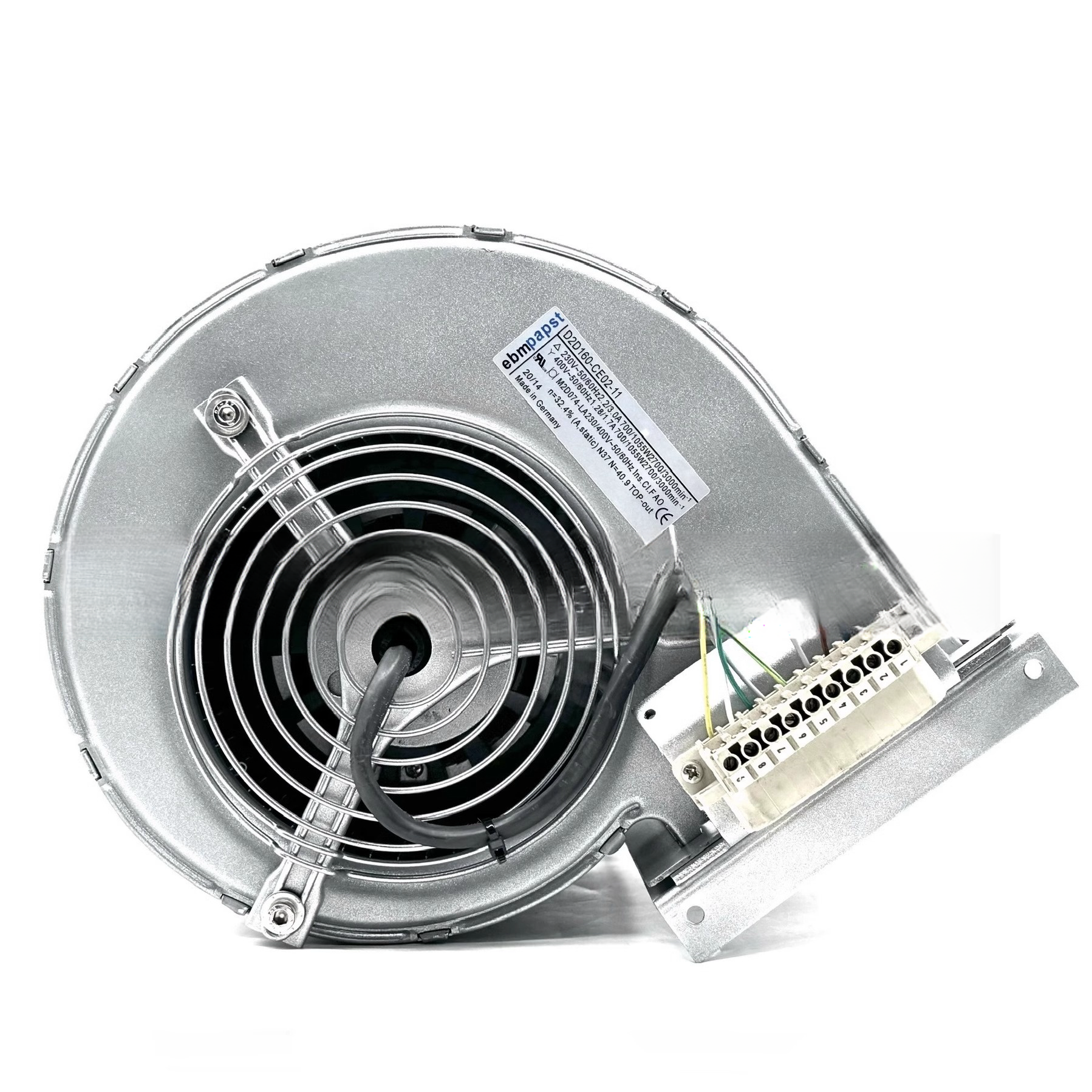 Ebm-papst D2D160-BE02-11 Centrifugal Fan 230VAC High Performance Dual Inlet