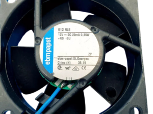 Ebm-papst 612NLE Axial Fan 60x60x25mm 12VDC 21.9CFM Sleeve Bearing Low Noise