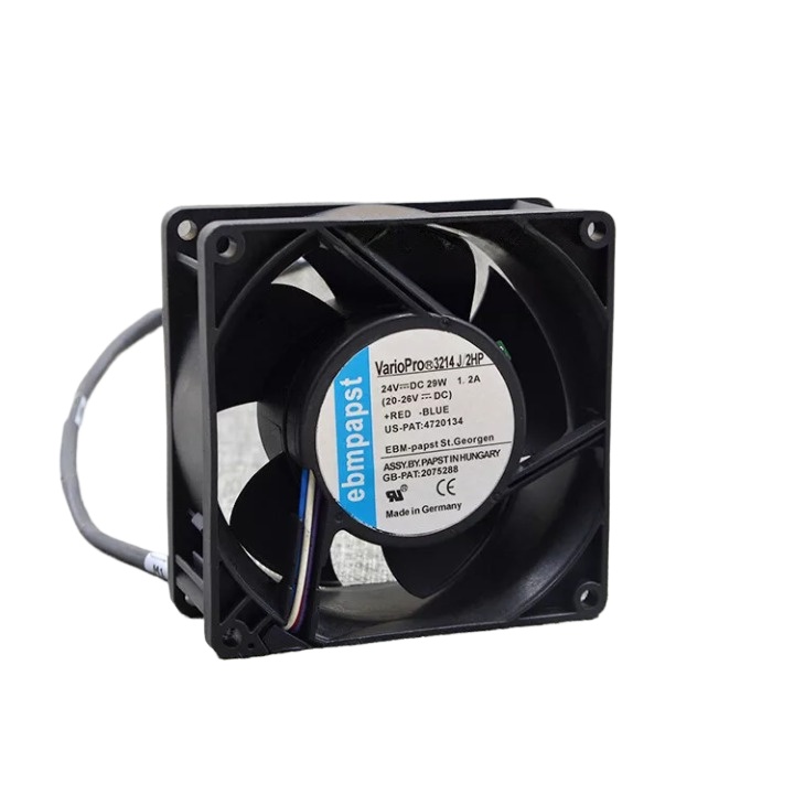 Ebm-papst 3214J/2HP Axial Fan 24VDC 148CFM 9000RPM High Performance
