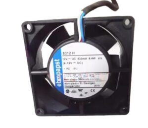 Ebm-papst 8312H Axial Fan 80x80x32mm 12VDC 38.3CFM High Performance Ball Bearing