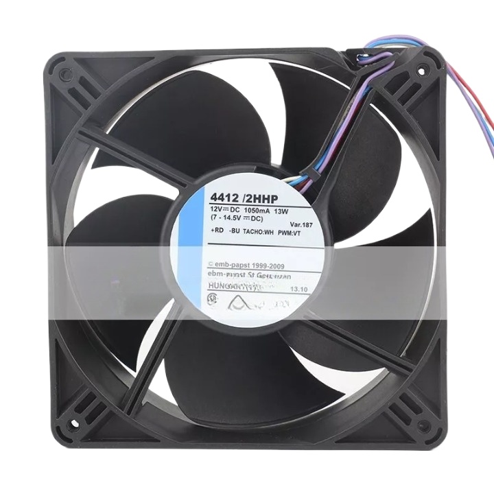 Ebm-papst 4412/2HHP Axial Fan 119x119x38mm 24VDC High Performance Ball Bearing