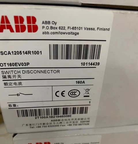 abb-ot160ev03p-switch-disconnector-160a
