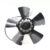 Ebm-papst A2E250-AE65-02 Axial Fan 250mm 230VAC High Performance External Rotor